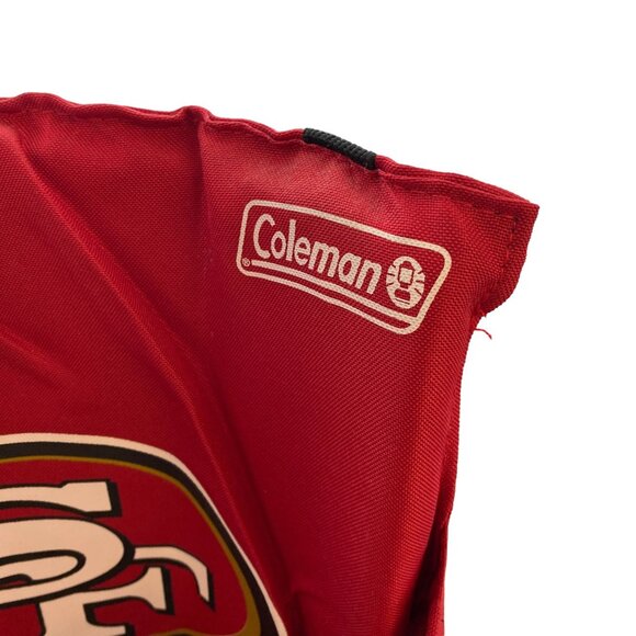 San Francisco 49ers Coleman Portable Stadium Seat Packable Carry Strap NFL Logo - Picture 9 of 12